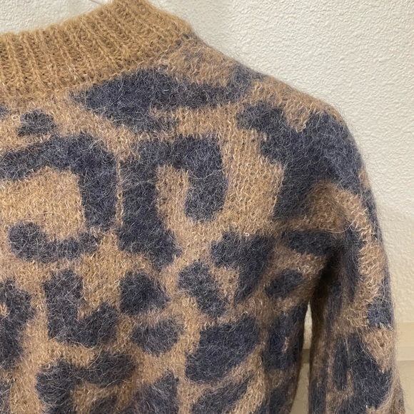 Sezane Octave Leopard Print Sweater - Picture 9 of 9